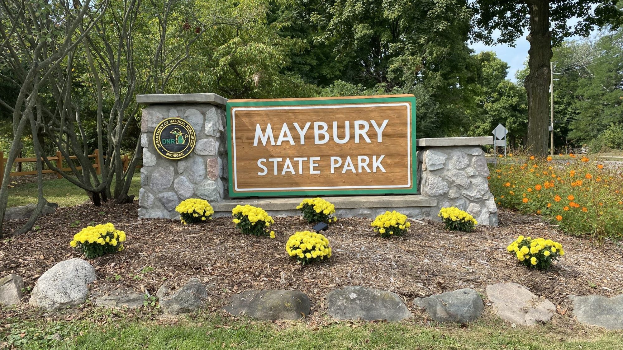 Maybury State Park Entrance